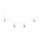 LED-decoratieslinger 10xLED/2xAA 1,65m warmwit
