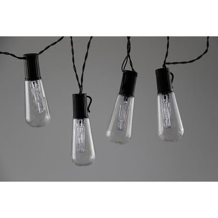 LED Decoratieve ketting EDISON 2,65 m 10xLED/2xAA