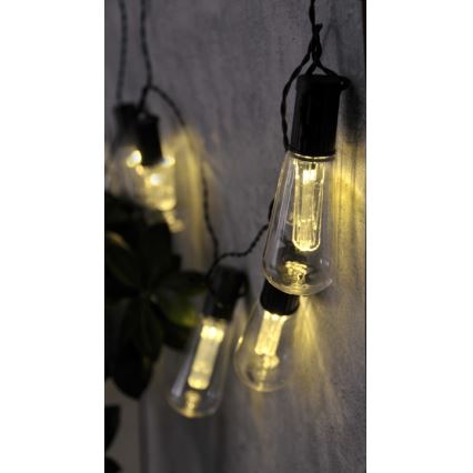 LED Decoratieve ketting EDISON 2,65 m 10xLED/2xAA