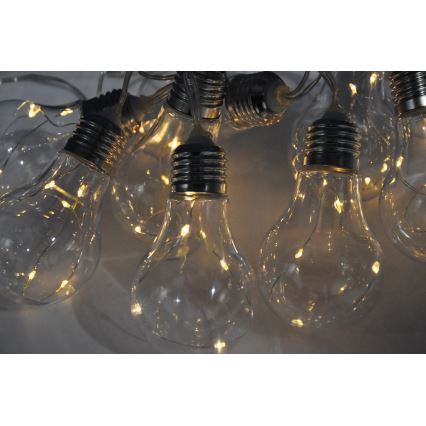 LED decoratieve lichtsnoer SMOLDER 2,1 m 10xLED/2xAA