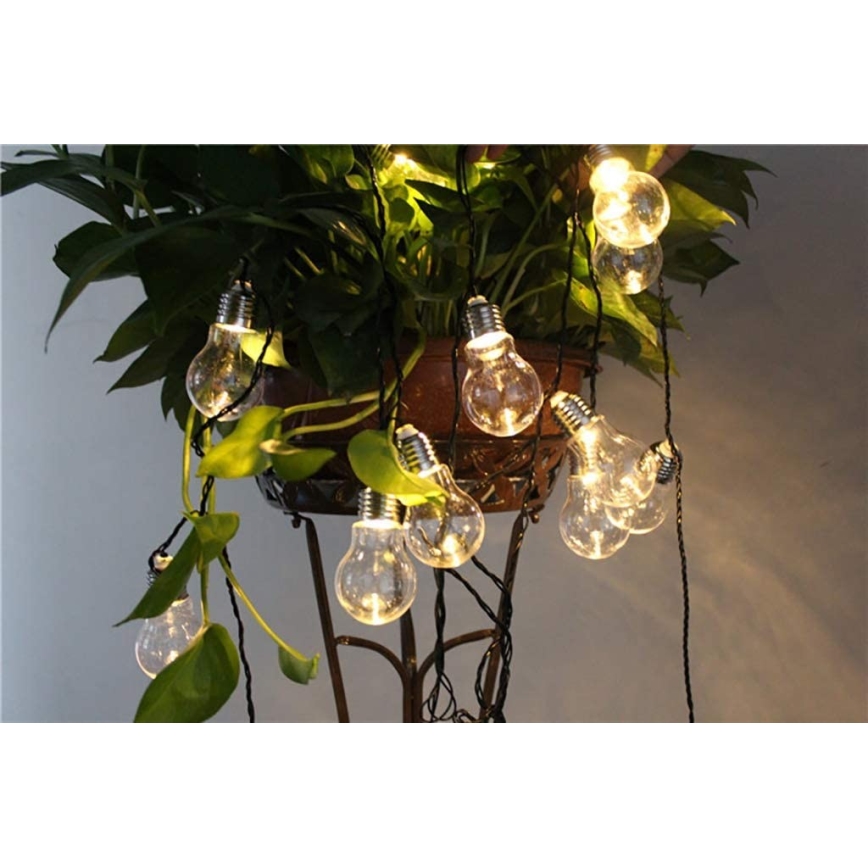 LED decoratieve lichtsnoer SMOLDER 2,1 m 10xLED/2xAA