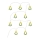 LED decoratieve slinger 10xLED/2xAA 1,6m warm wit