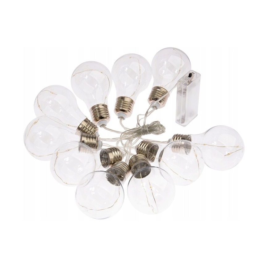 LED-decoratieve slinger SMOLDER 2,1 m 10xLED/2xAA