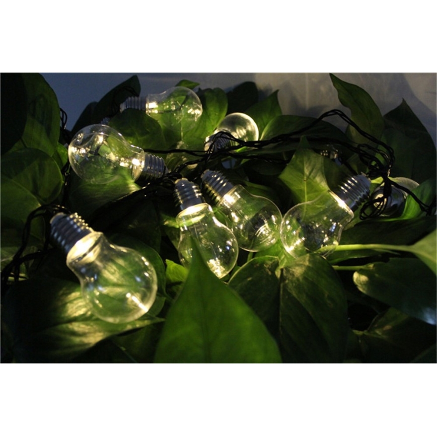 LED-decoratieve slinger SMOLDER 2,1 m 10xLED/2xAA