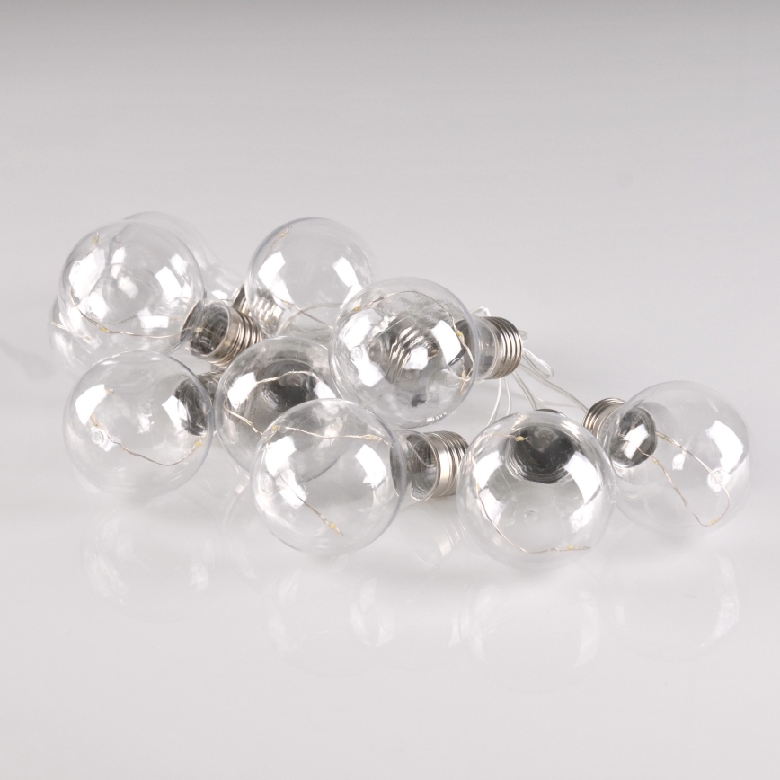 LED-decoratieve slinger SMOLDER 2,1 m 10xLED/2xAA