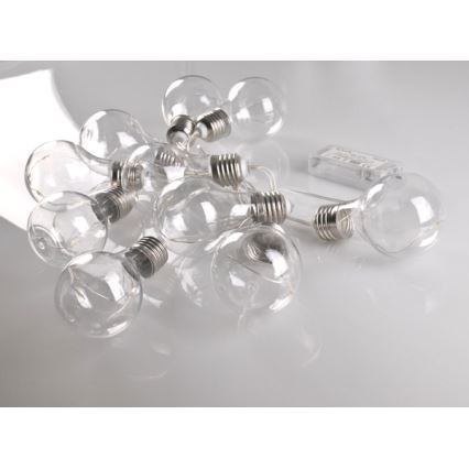 LED-decoratieve slinger SMOLDER 2,1 m 10xLED/2xAA