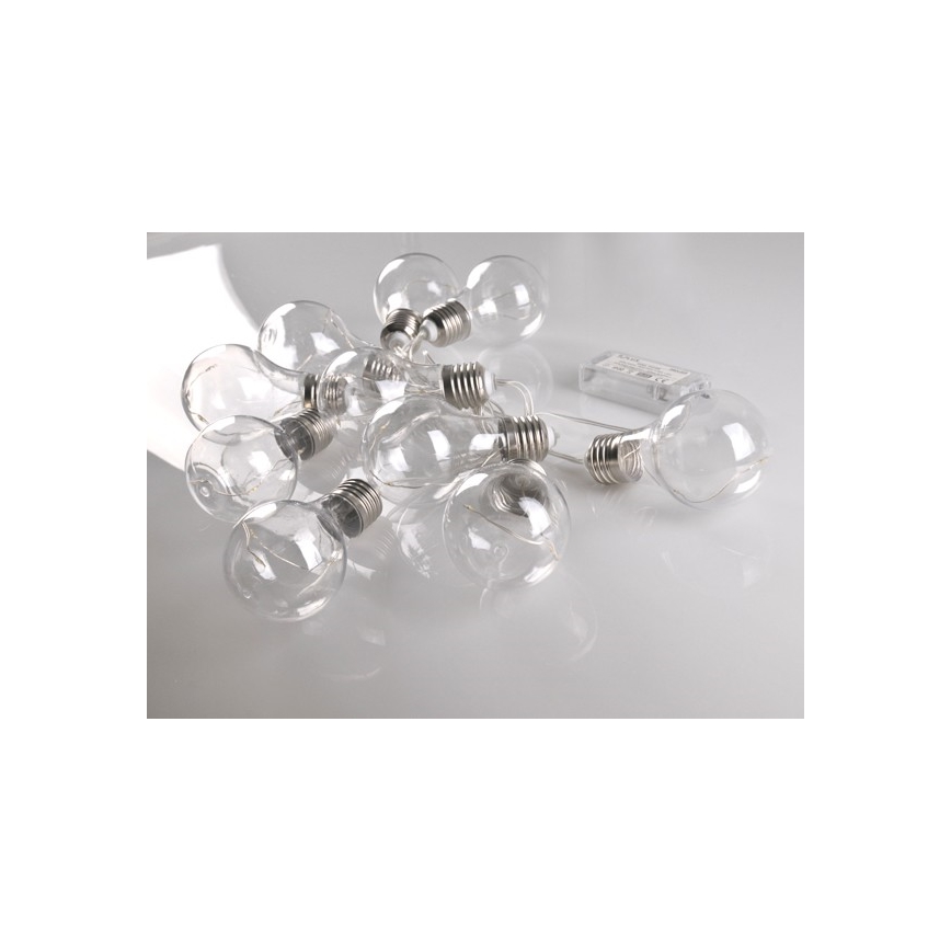 LED-decoratieve slinger SMOLDER 2,1 m 10xLED/2xAA