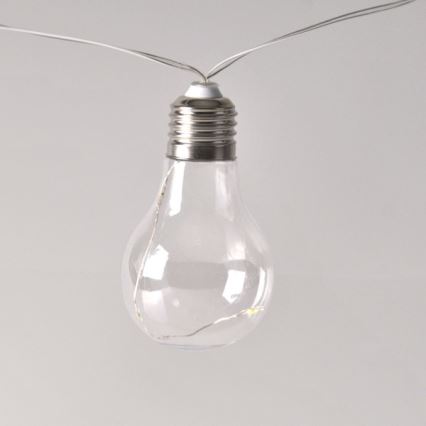 LED-decoratieve slinger SMOLDER 2,1 m 10xLED/2xAA