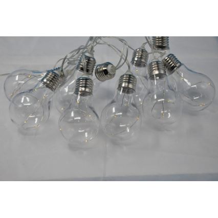 LED-decoratieve slinger SMOLDER 2,1 m 10xLED/2xAA