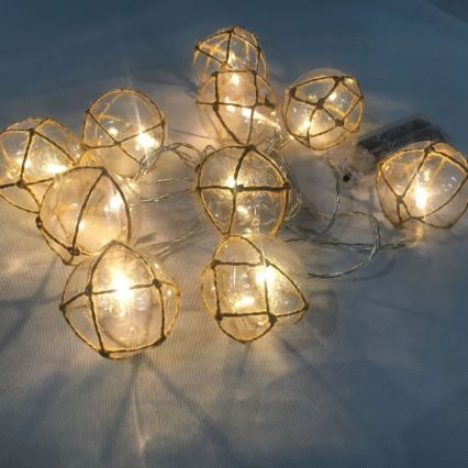 LED Decoratieve Verlichting AHNE 10x LED / 2x AA