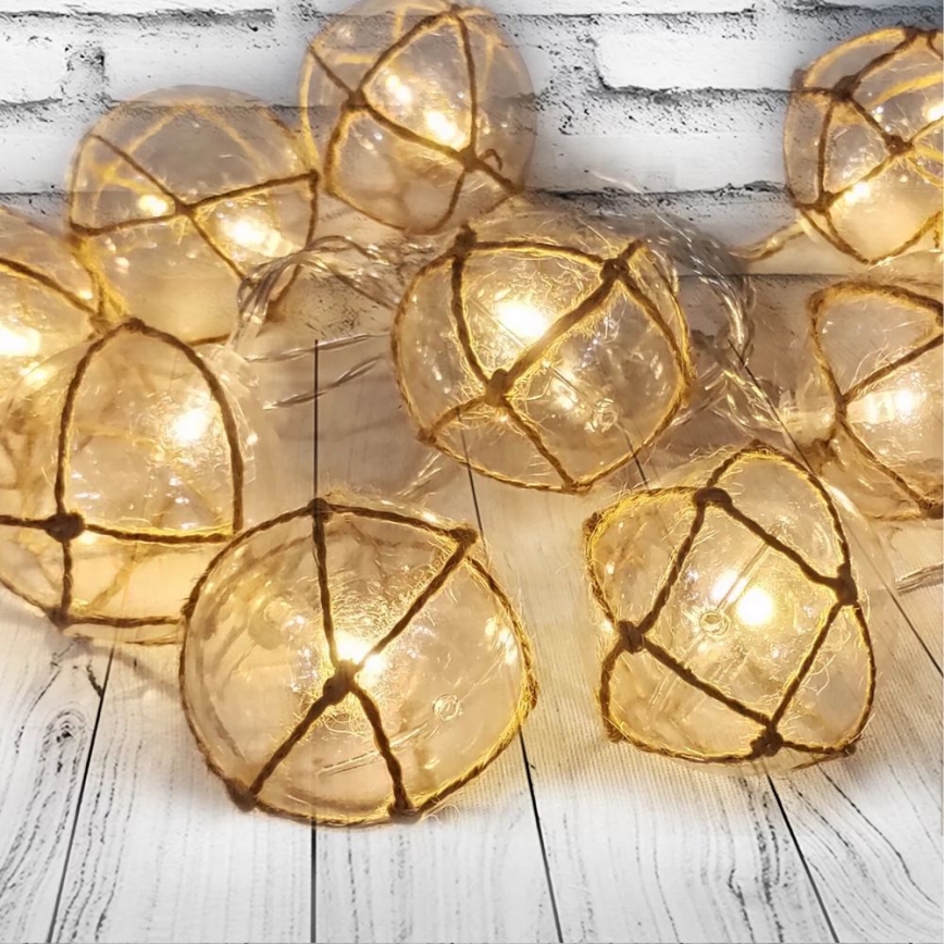 LED Decoratieve Verlichting AHNE 10x LED / 2x AA