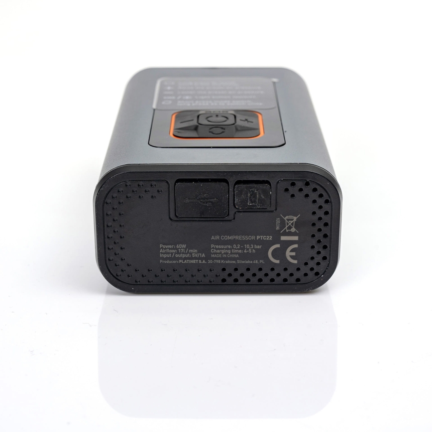 LED Digitale zakcompressor 3in1 4000 mAh 5W zwart