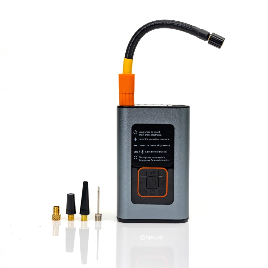 LED Digitale zakcompressor 3in1 4000 mAh 5W zwart