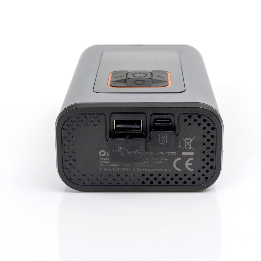LED Digitale zakcompressor 3in1 4000 mAh 5W zwart