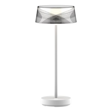 LED Dimbaar aanraken buitenshuis tafellamp CASABLANCA LED/3,4W/5V USB 3600 mAh IP44 wit