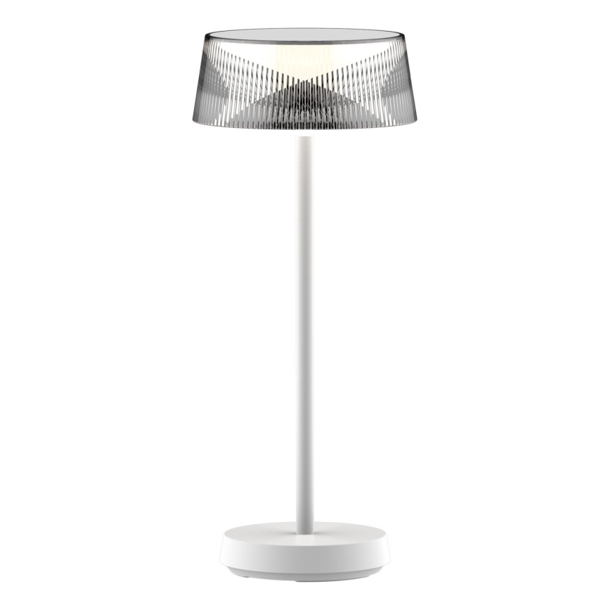 LED Dimbaar aanraken buitenshuis tafellamp CASABLANCA LED/3,4W/5V USB 3600 mAh IP44 wit