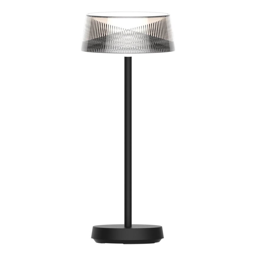 LED Dimbaar aanraken buitenshuis tafellamp CASABLANCA LED/3,4W/5V USB 3600 mAh IP44 zwart