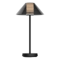 LED Dimbaar aanraken buitenshuis tafellamp SERENGETI LED/3,4W/5V USB 3600 mAh IP44 zwart