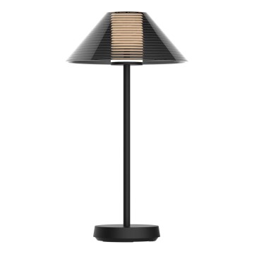 LED Dimbaar aanraken buitenshuis tafellamp SERENGETI LED/3,4W/5V USB 3600 mAh IP44 zwart