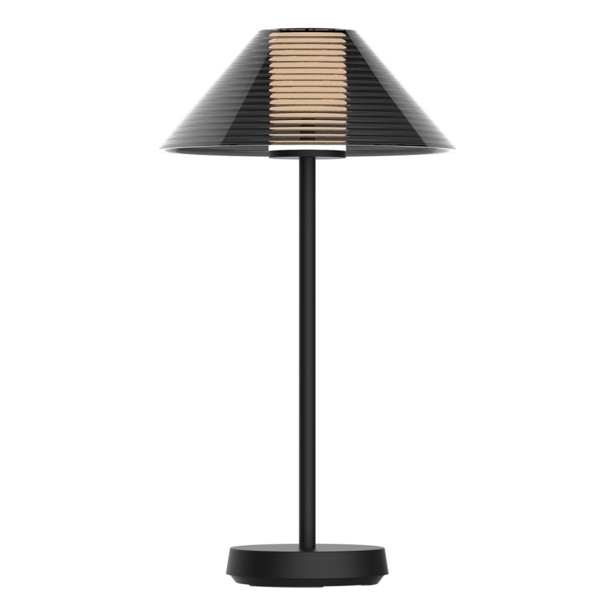 LED Dimbaar aanraken buitenshuis tafellamp SERENGETI LED/3,4W/5V USB 3600 mAh IP44 zwart