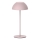 LED Dimbaar aanraken buitenshuis tafellamp TANZANIA LED/1,8W/5V USB 1800 mAh IP44 roze