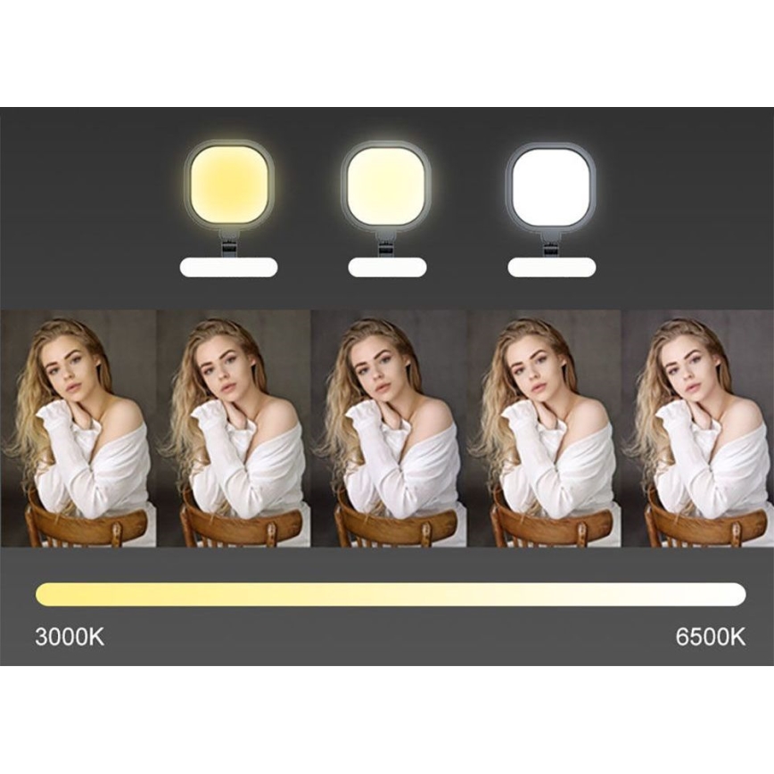 LED Dimbaar aanraken flexibel tafellamp POINTIQ LED/15W/230V 3000-6500K CRI 96 zwart