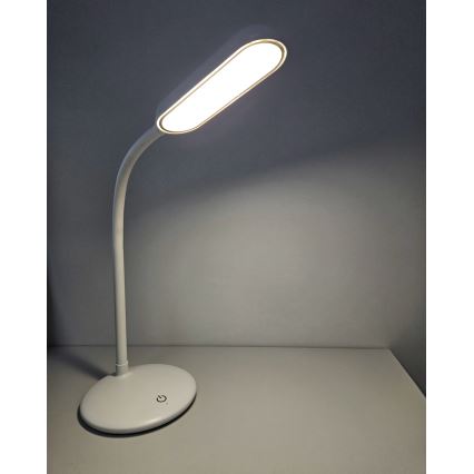 LED Dimbaar aanraken flexibel tafellamp LED/6W/5V USB 1200 mAh wit