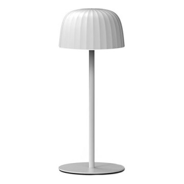 LED Dimbaar buitenshuis oplaadbaar tafellamp VIVIEN LED/3W/5V 2700K 1600 mAh IP54 wit