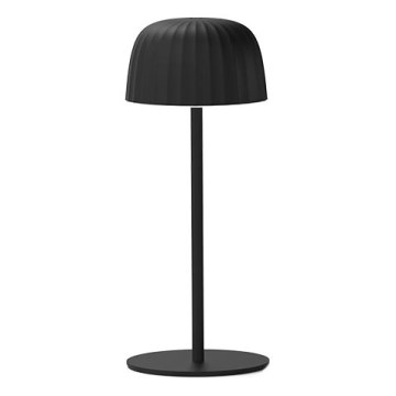 LED Dimbaar buitenshuis oplaadbaar tafellamp VIVIEN LED/3W/5V 2700K 1600 mAh IP54 zwart
