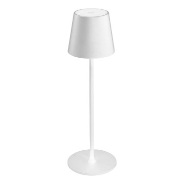LED Dimbaar buitenshuis rechargeable tafellamp LED/4W/4000 mAh 3000/4000/5500K IP44 wit