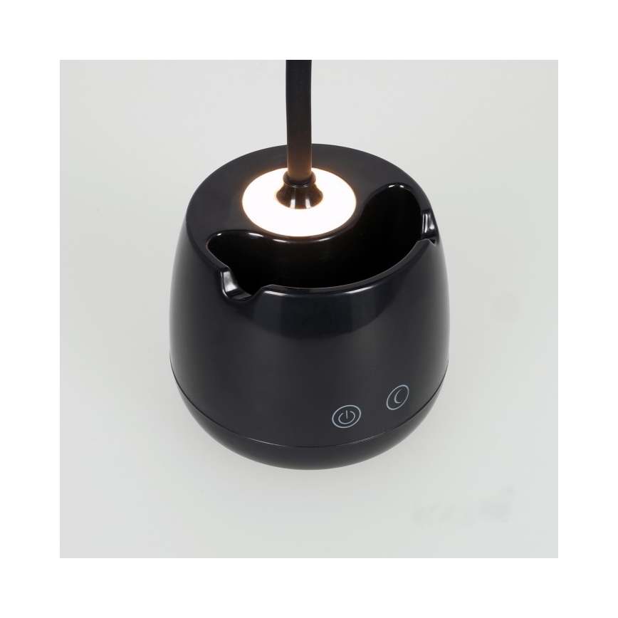 LED Dimbaar flexibel oplaadbaar tafellamp LUSIA LED/5W/5V 3000/4000K 1200 mAh zwart