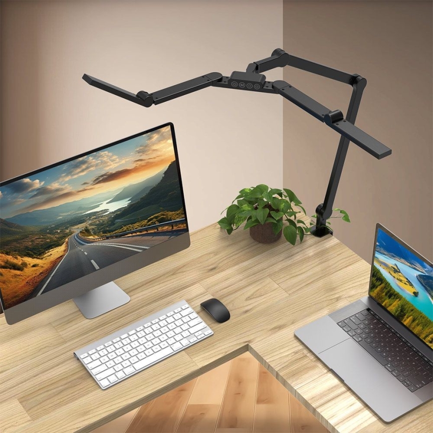 LED Dimbaar aanraken flexibel tafellamp POINTIQ LED/24W/230V 3000-6500K CRI 92 zwart