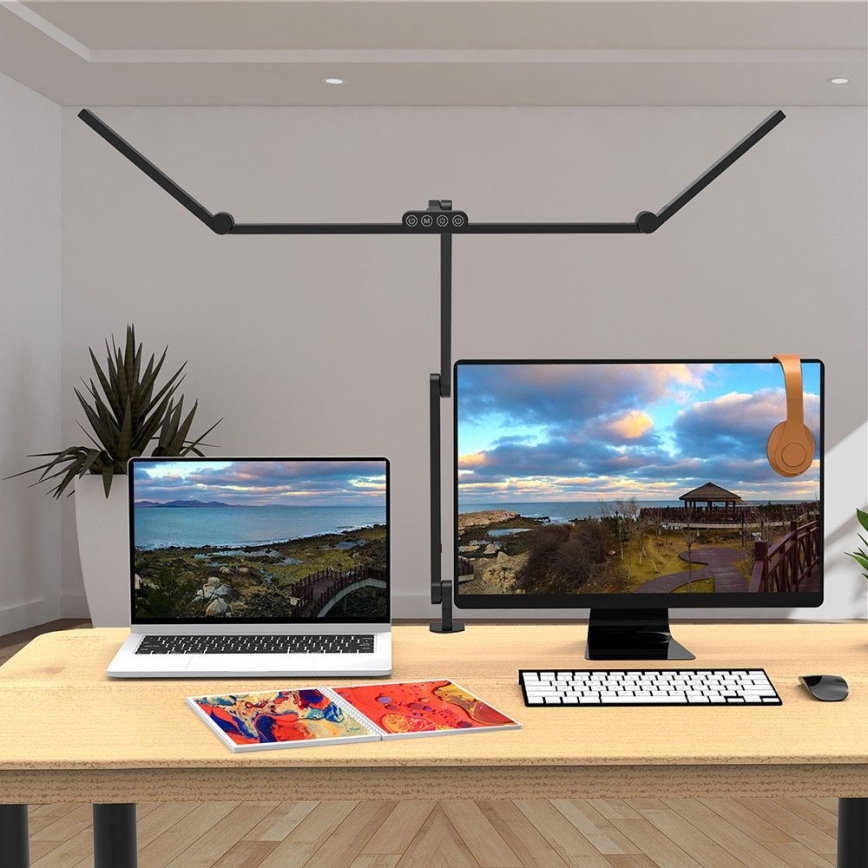 LED Dimbaar aanraken flexibel tafellamp POINTIQ LED/36W/230V 3000-6500K CRI 92 zwart