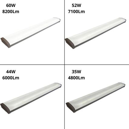 LED Dimbaar fluorescerend lamp LED/35W/44W/52W/60W/230V 4000K 120 cm