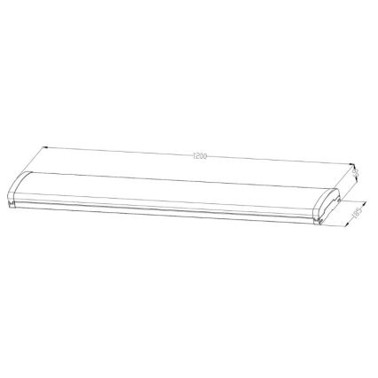 LED Dimbaar fluorescerend lamp LED/35W/44W/52W/60W/230V 4000K 120 cm