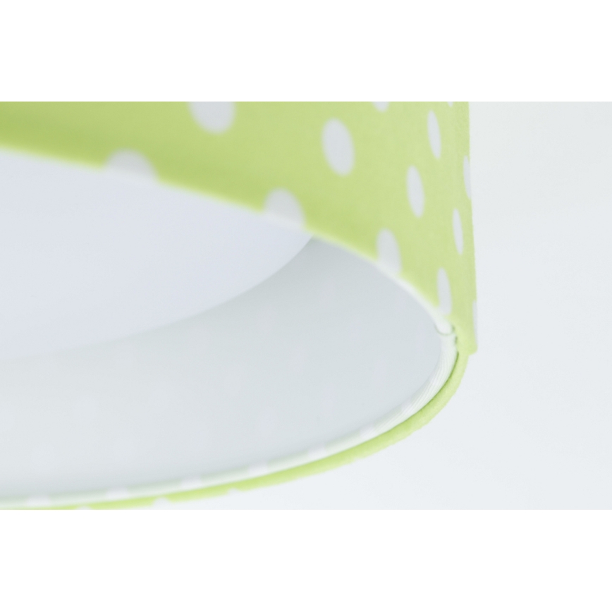 LED Dimbare Kinderplafondlamp SMART GALAXY KIDS LED/24W/230V 3000-6500K stippen groen/wit + afstandsbediening
