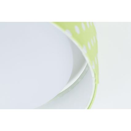 LED Dimbare Kinderplafondlamp SMART GALAXY KIDS LED/24W/230V 3000-6500K stippen groen/wit + afstandsbediening
