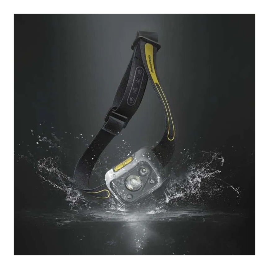 LED Dimbaar headlamp met sensor GP DISCOVERY CHW54 LED/3xAAA IPX5