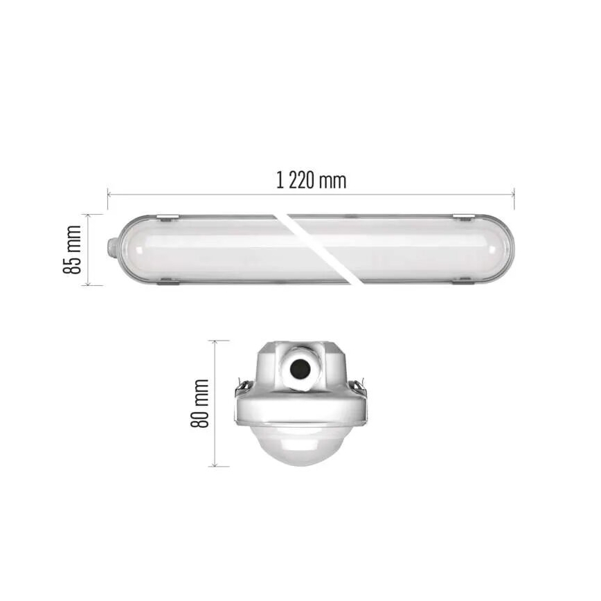 LED Dimbaar heavy-duty lamp MISTY LED/21/26/31/35W/230V 4000K IP66