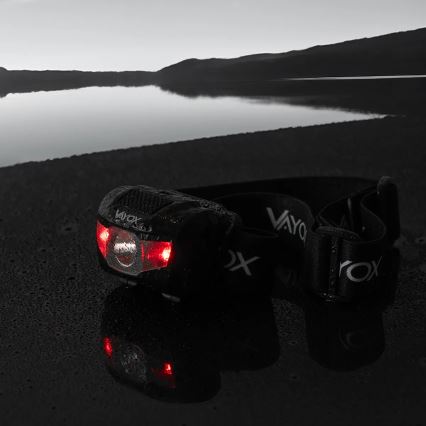 LED Dimbaar hoofdlamp 3xLED/3xAAA IPX4 100 glanzend