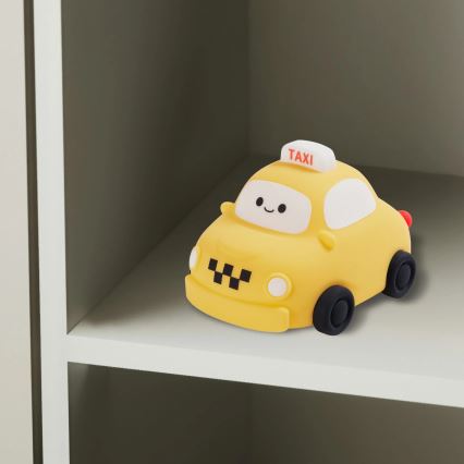 LED Dimbaar kinder aanraken lamp TAXI LED/1W/5V USB 1200 mAh taxi geel