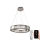 LED Dimbaar kristal Hanglamp aan een touw LED/40W/230V 3000-6500K chroom + afstandsbediening