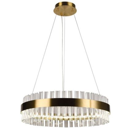 LED Dimbaar kristal Hanglamp aan een touw LED/40W/230V 3000-6500K + afstandsbediening