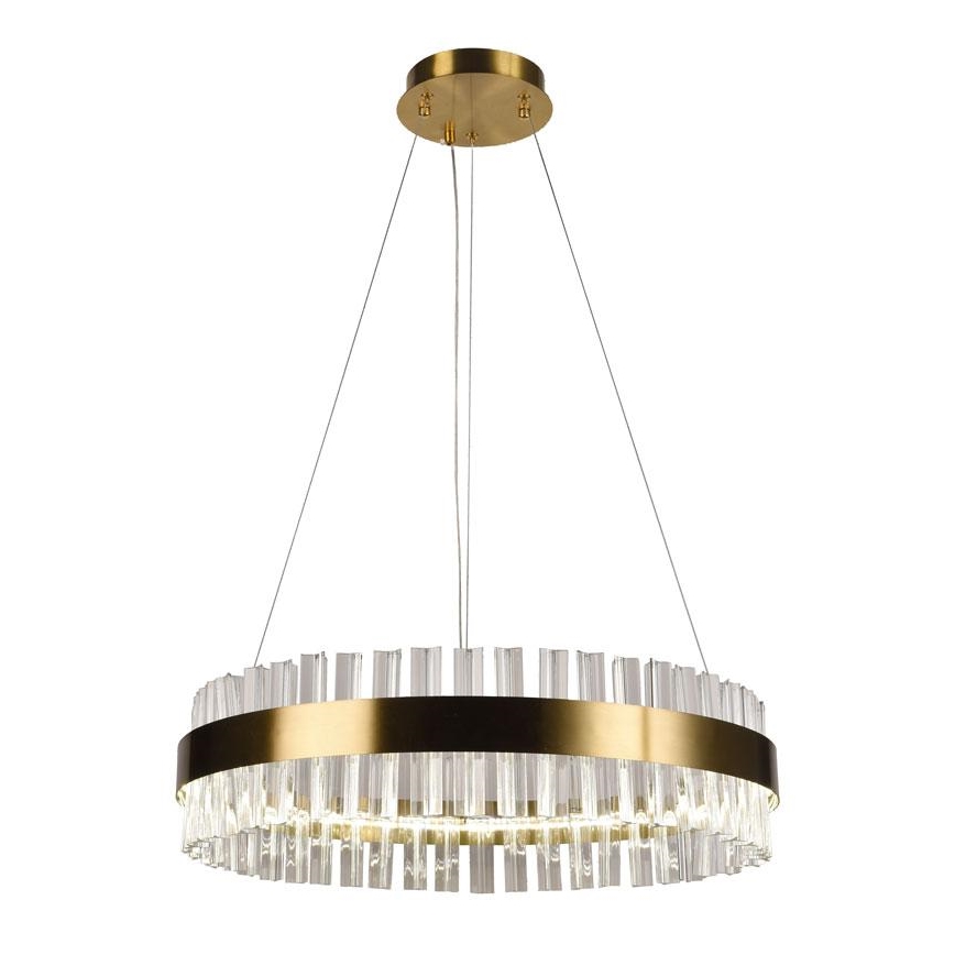 LED Dimbaar kristal Hanglamp aan een touw LED/40W/230V 3000-6500K + afstandsbediening
