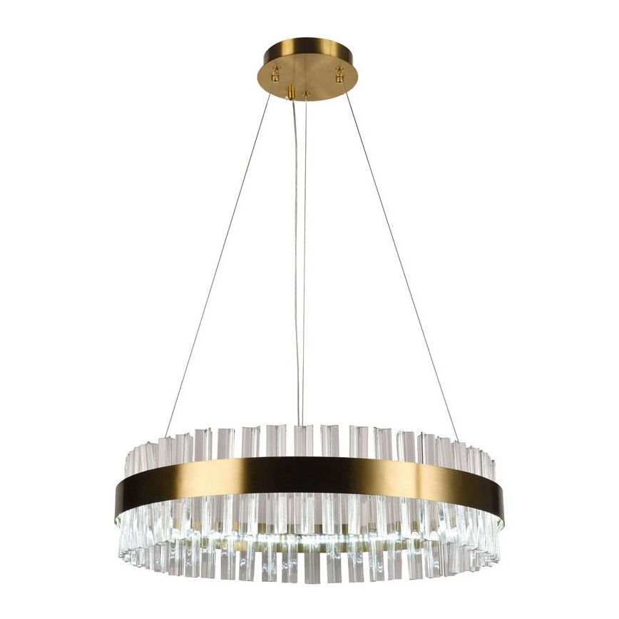 LED Dimbaar kristal Hanglamp aan een touw LED/40W/230V 3000-6500K + afstandsbediening