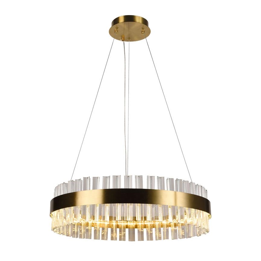 LED Dimbaar kristal Hanglamp aan een touw LED/40W/230V 3000-6500K + afstandsbediening