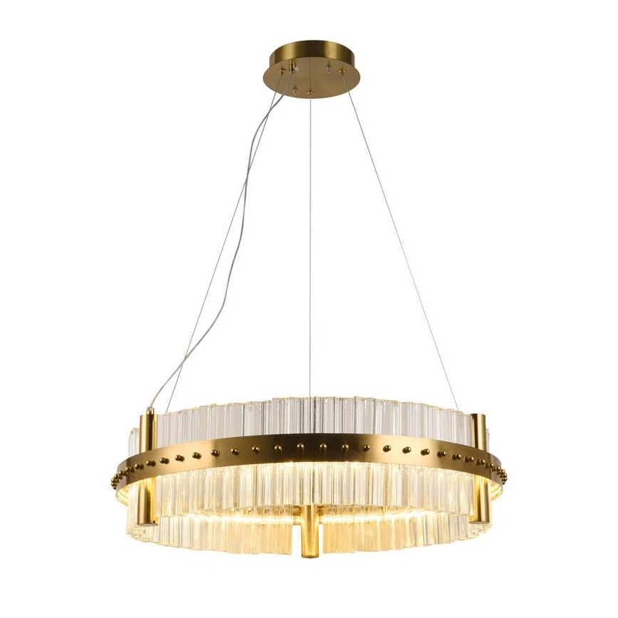 LED Dimbaar kristal Hanglamp aan een touw LED/40W/230V 3000-6500K + afstandsbediening