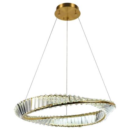 LED Dimbaar kristal Hanglamp aan een touw LED/40W/230V 3000-6500K + afstandsbediening