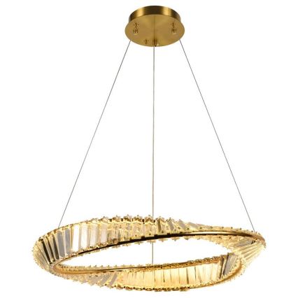 LED Dimbaar kristal Hanglamp aan een touw LED/40W/230V 3000-6500K + afstandsbediening