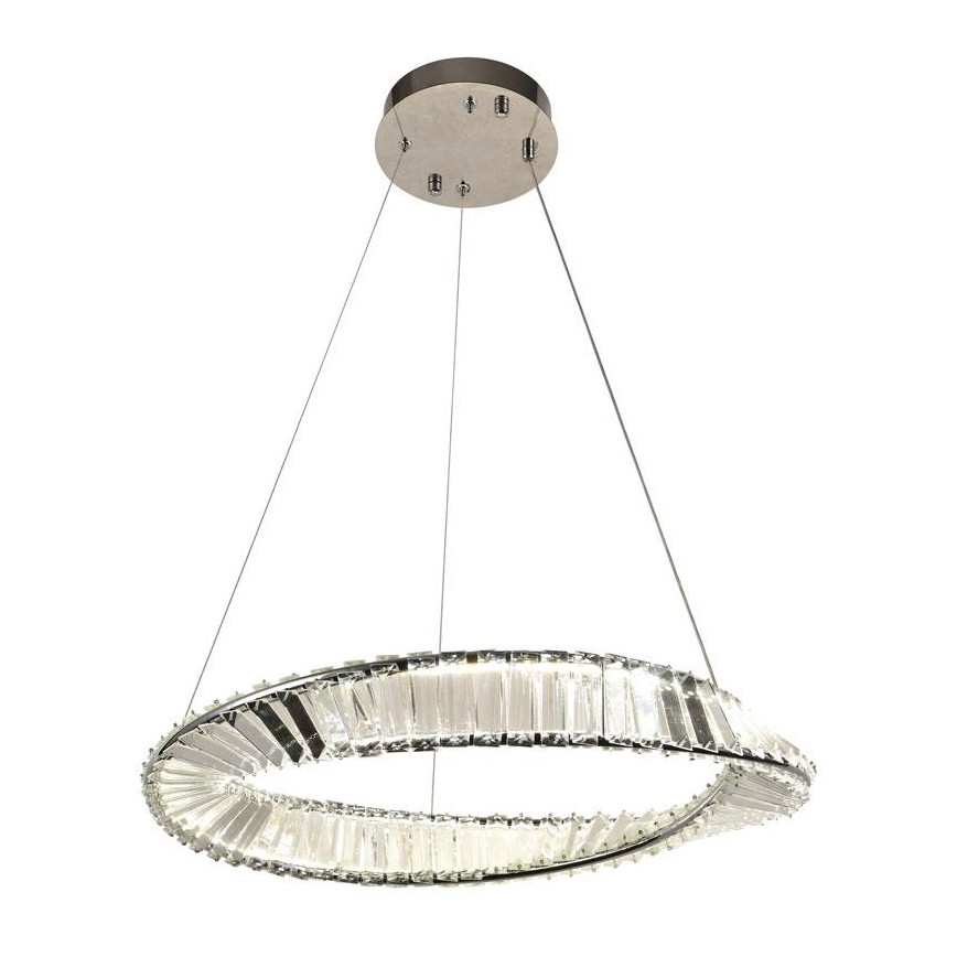 LED Dimbaar kristal Hanglamp aan een touw LED/40W/230V 3000-6500K + afstandsbediening